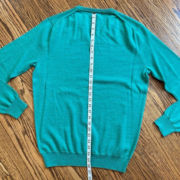 J. Crew Green Merino Wool Sweater - Picture 4 of 4